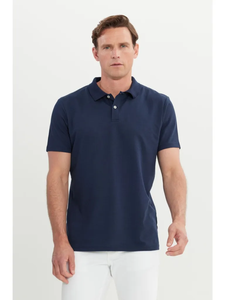 Altınyıldız Classics Pamuklu Slim Fit Dar Kesim Polo Yaka Tişört