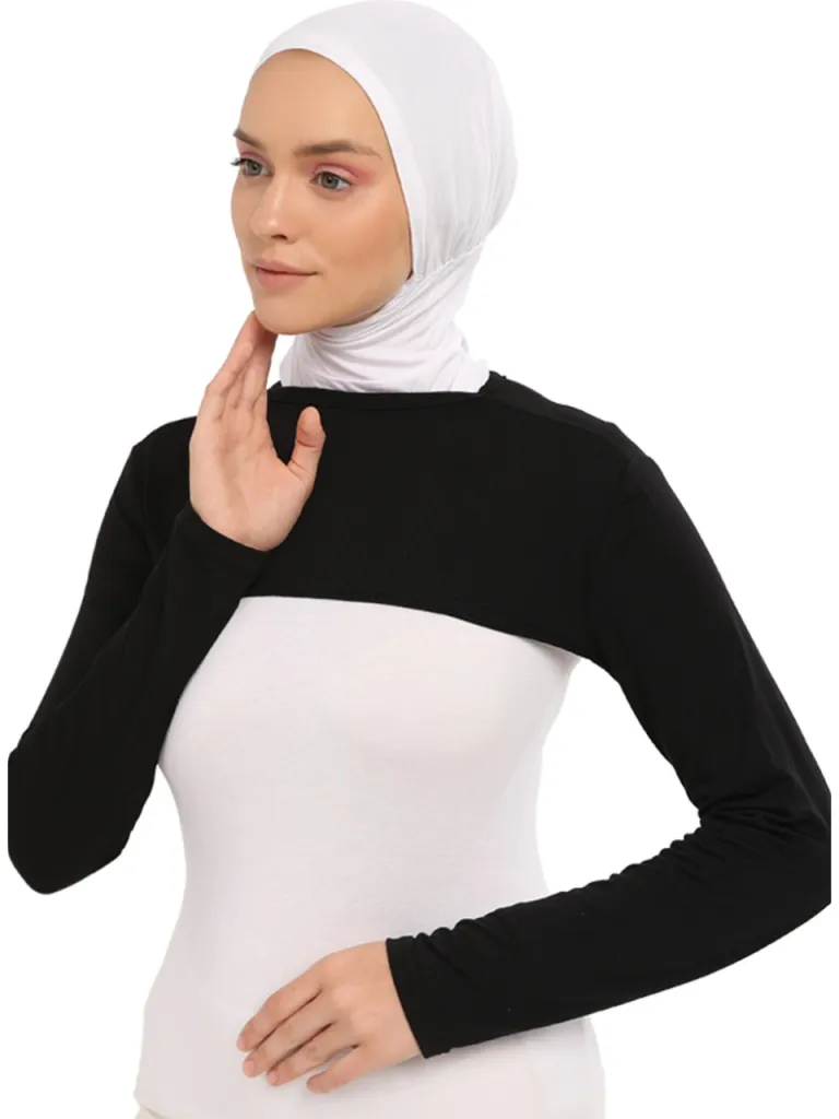 Altobeh Sıfır Yakalı Boyunluklu Kolluk - Siyah