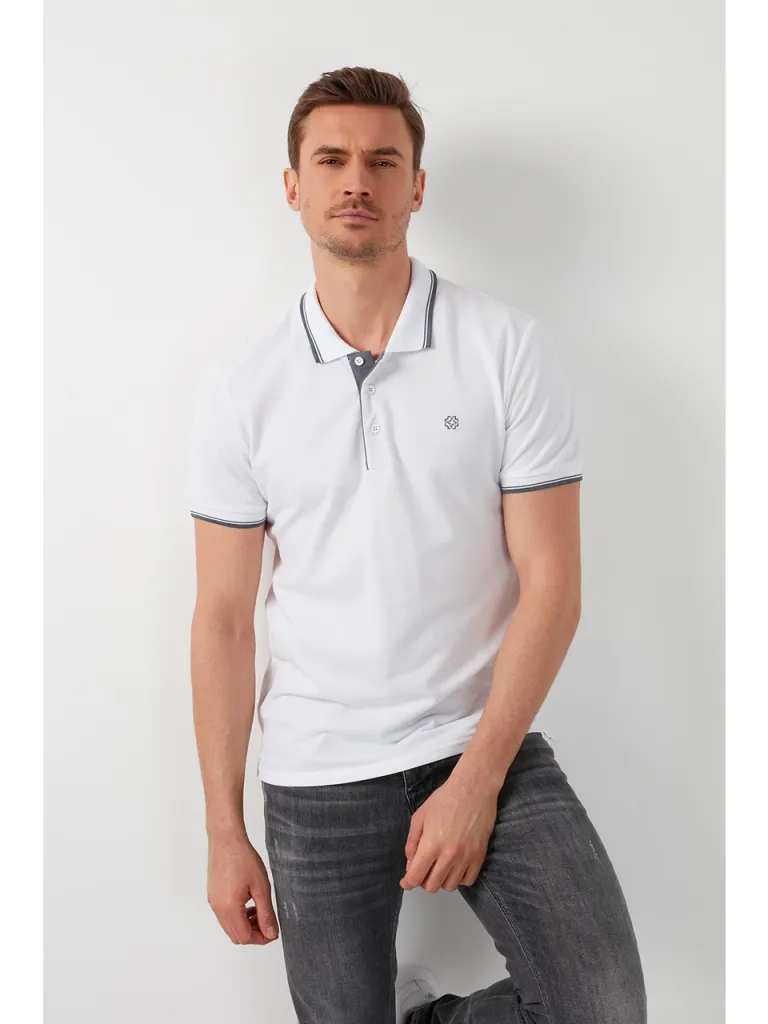 Buratti % 100 Pamuk Düğmeli Regular Fit Polo Yaka T Shirt Erkek POLO YAKA T SHİRT 5902118