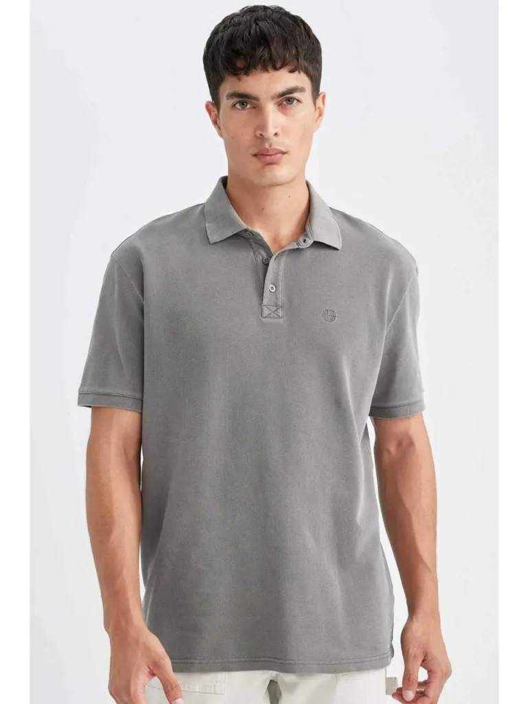 DeFacto Defacto New Regular Fit Kısa Kollu Pike Polo Tişört D5992Ax24Sm