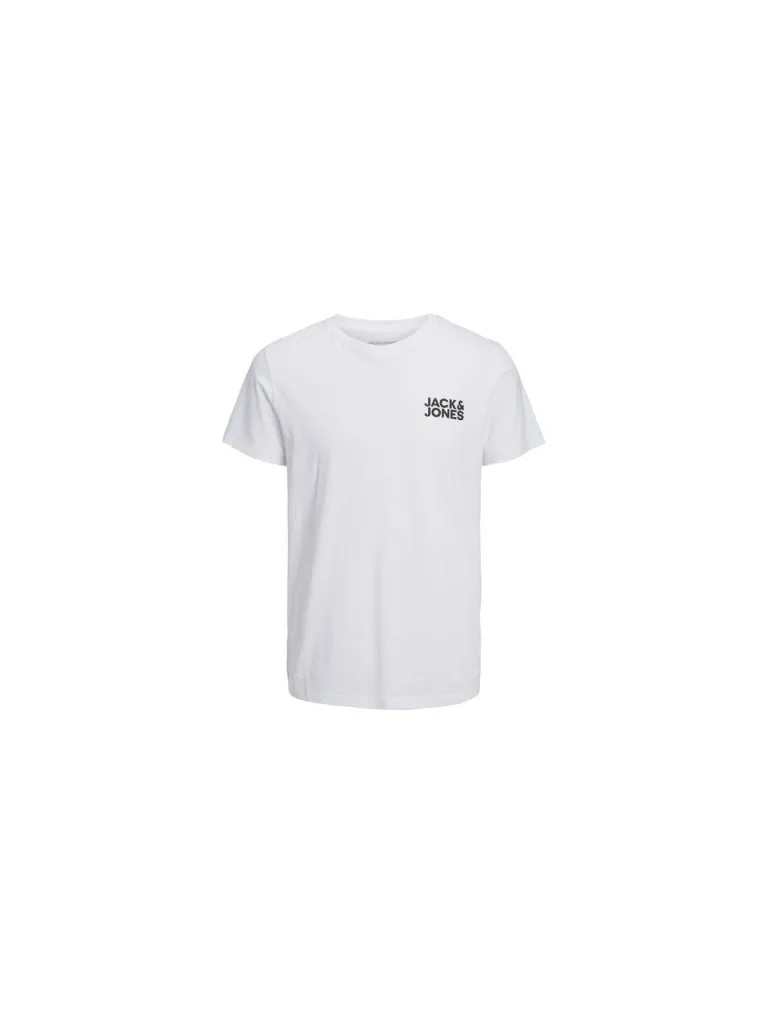 Jack & Jones Bisiklet Yaka Logolu Tişört-Corplogo