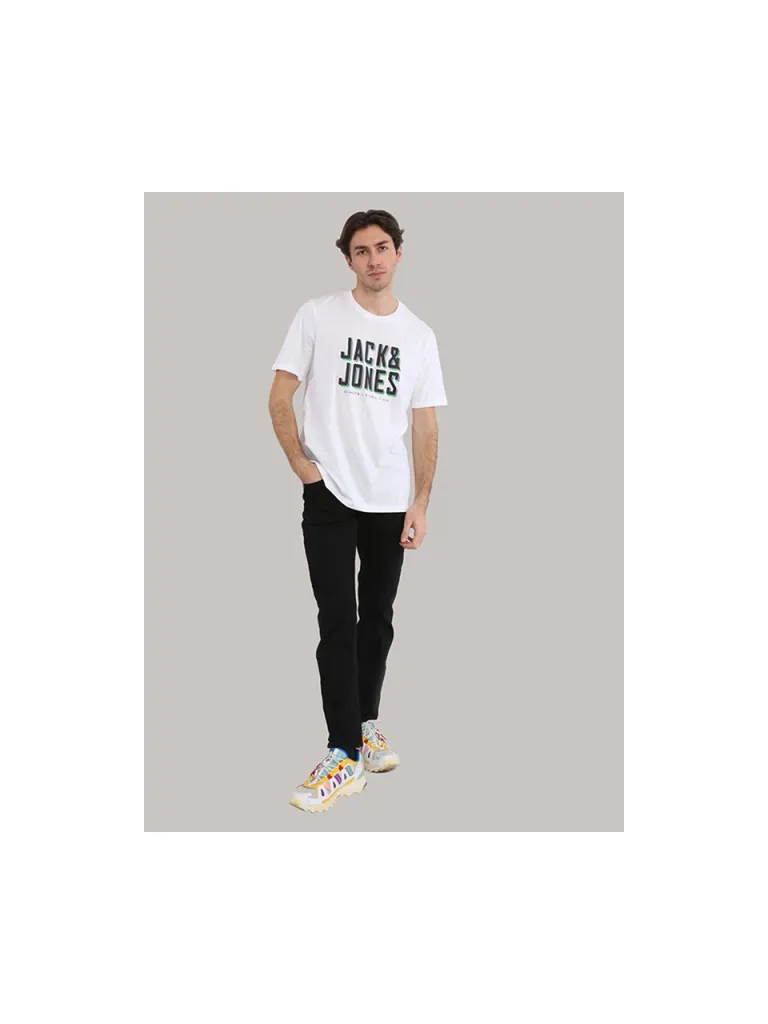 Jack & Jones Göğüs Logo Baskılı Tişört- Grow