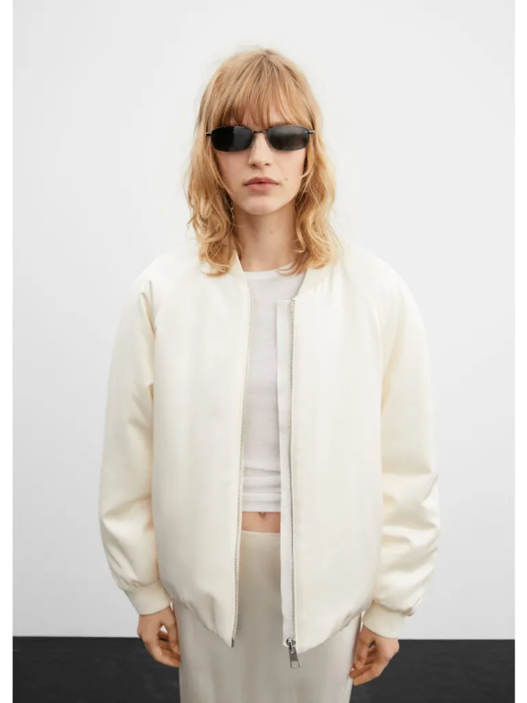 Mango Kapitoneli Bomber Ceket
