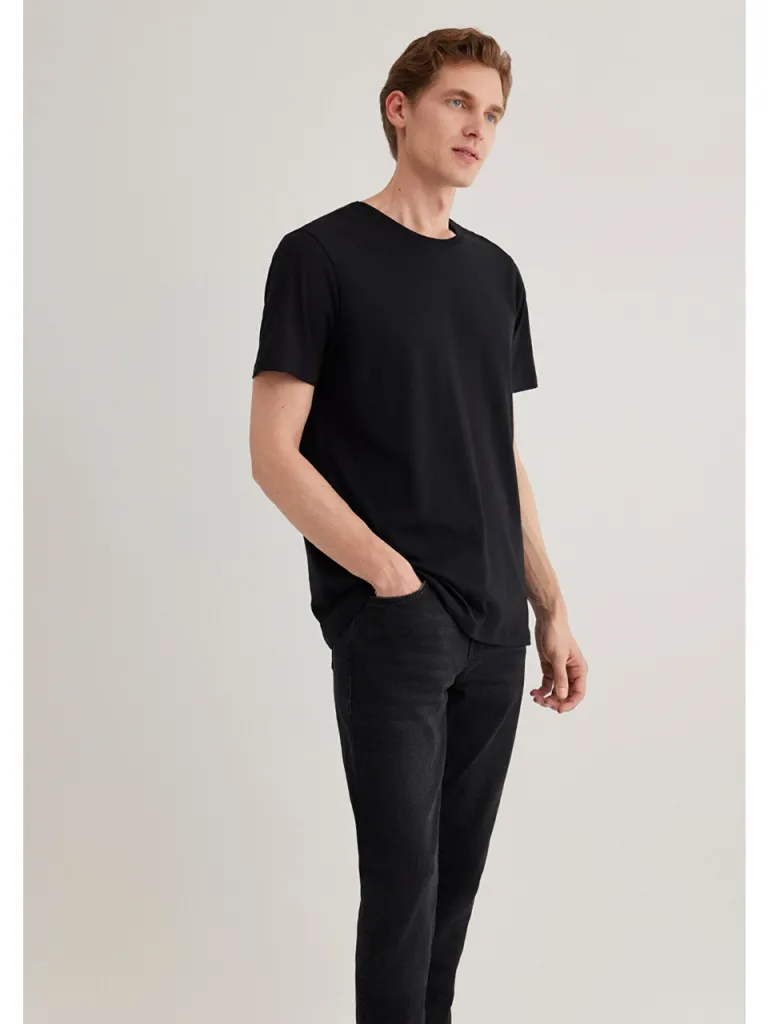Mavi Siyah Basic Tişört 065574-900