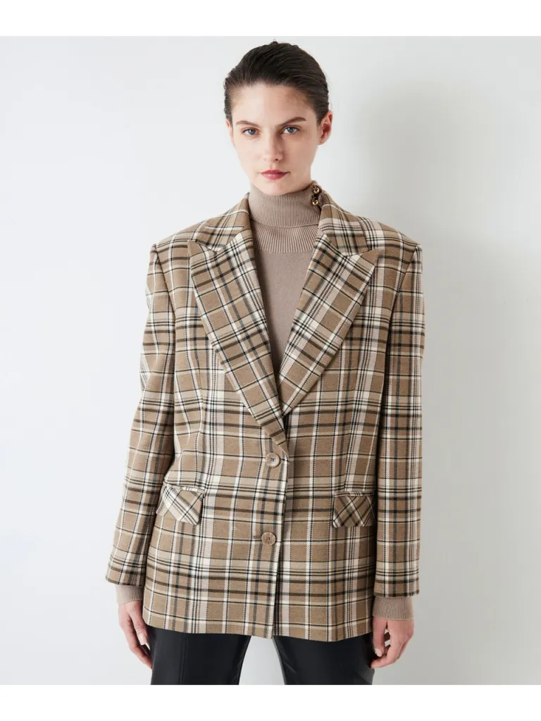 İpekyol Ekose Desen Blazer