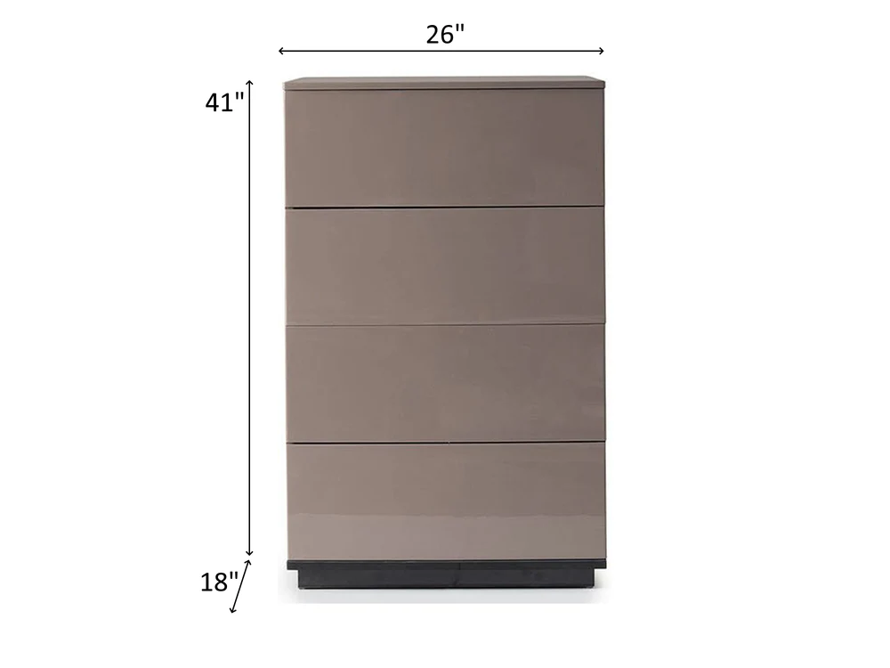 Bentleyar 26" Wide 4 Drawer Chest