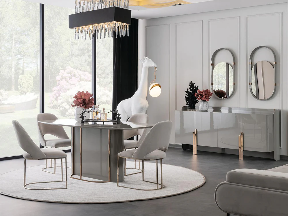 Beyonce 6 Person Dining Room Set