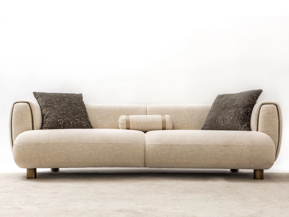 Da Vinci Three Seater Oval Sofa