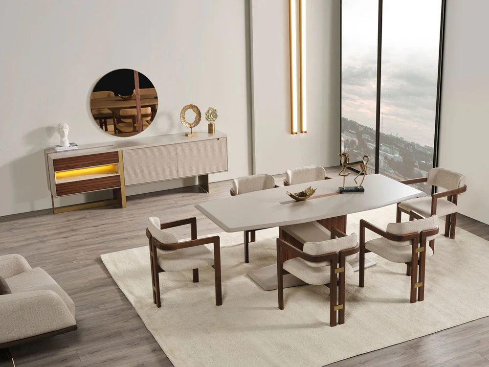 Luccak 6 Person Dining Room Set