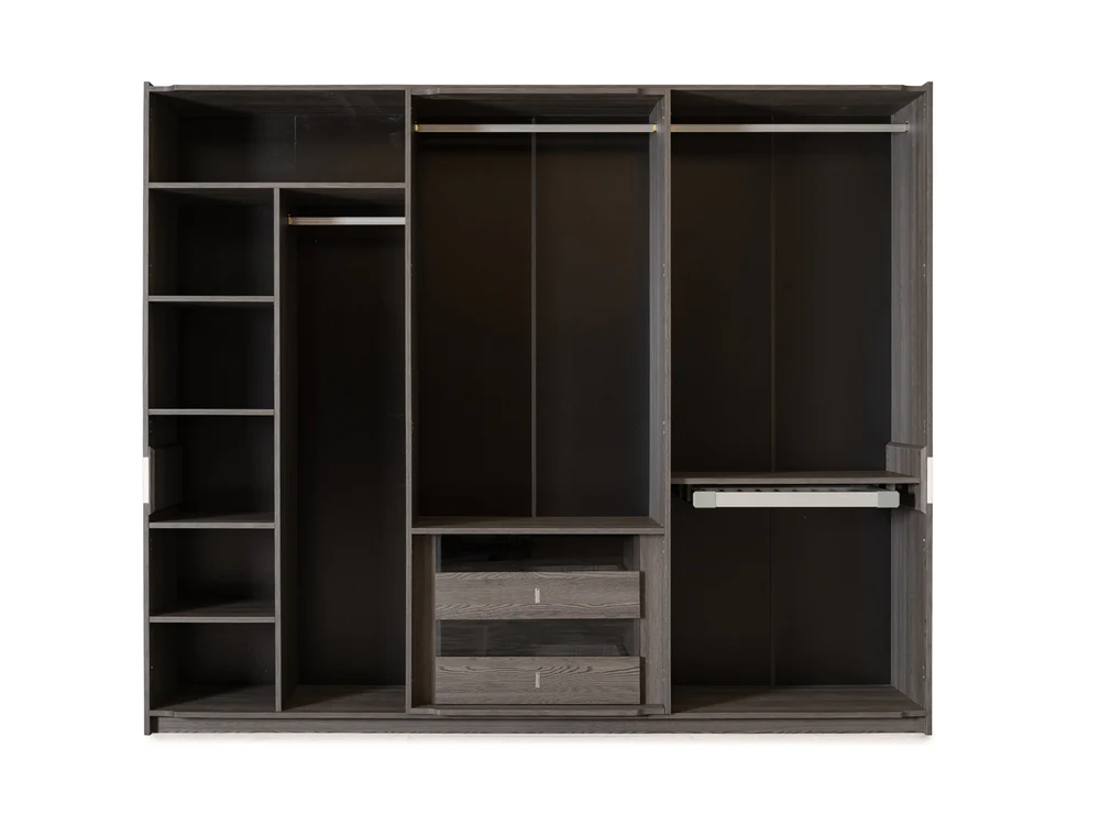 Monacon 102" Wide 6 Door Wardrobe