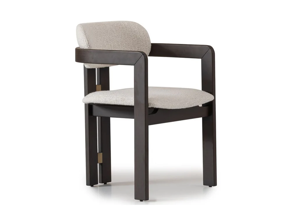 Montana 24" Wide Wooden Arm Dining Side Chair