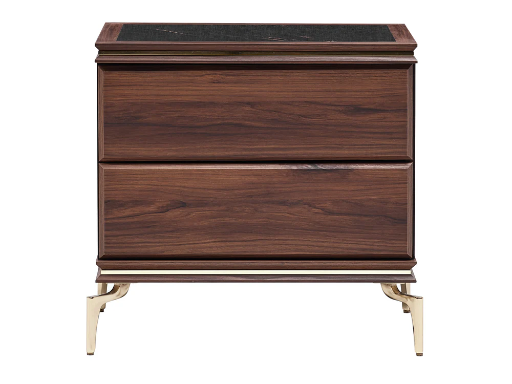 Montego 25" Tall 2 Drawer Nightstand