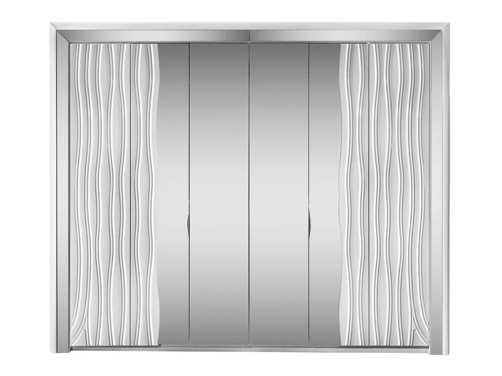 Novar 109" Wide 6 Door Wardrobe