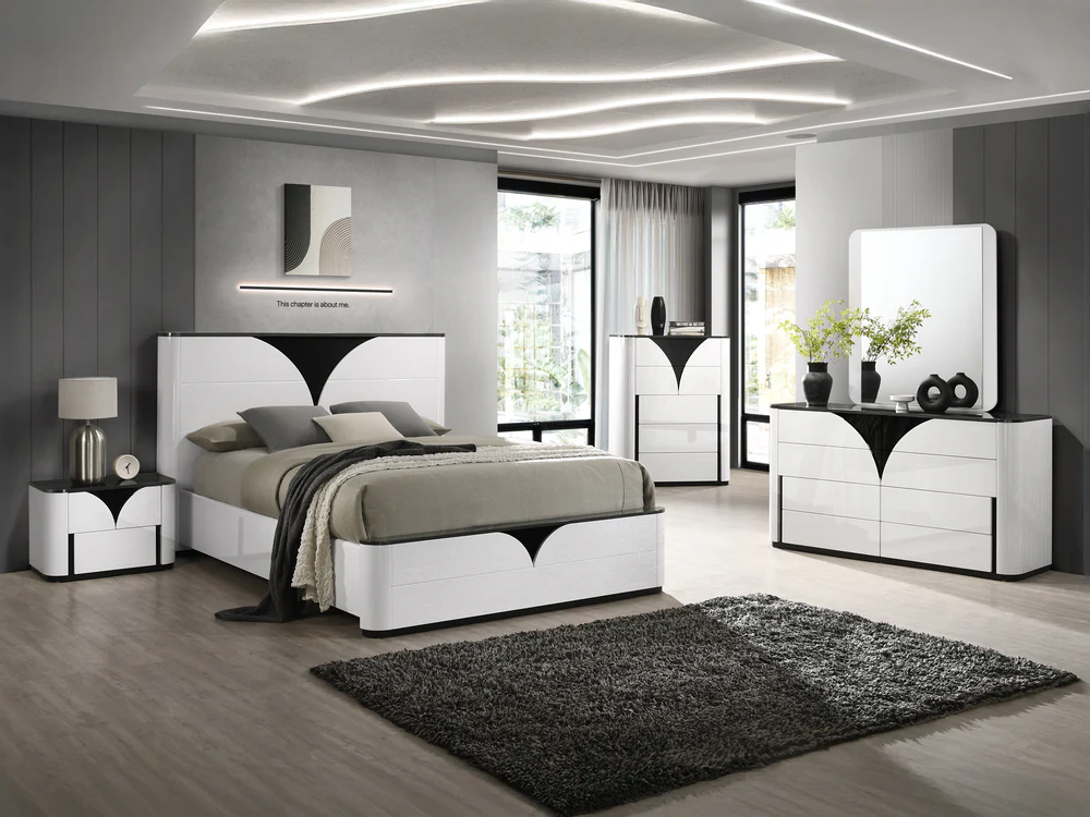 Ottawa 57.7" Wide 8 Drawer Dresser With Mirror