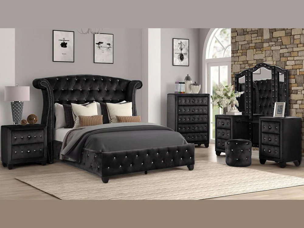 Sophia 60" Wide Makeup Vanity Set