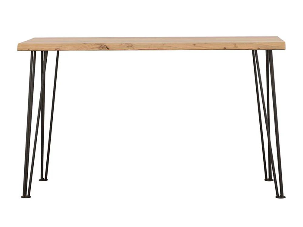 Zander 50" Wide Solid Acacia Wood Top Console Table